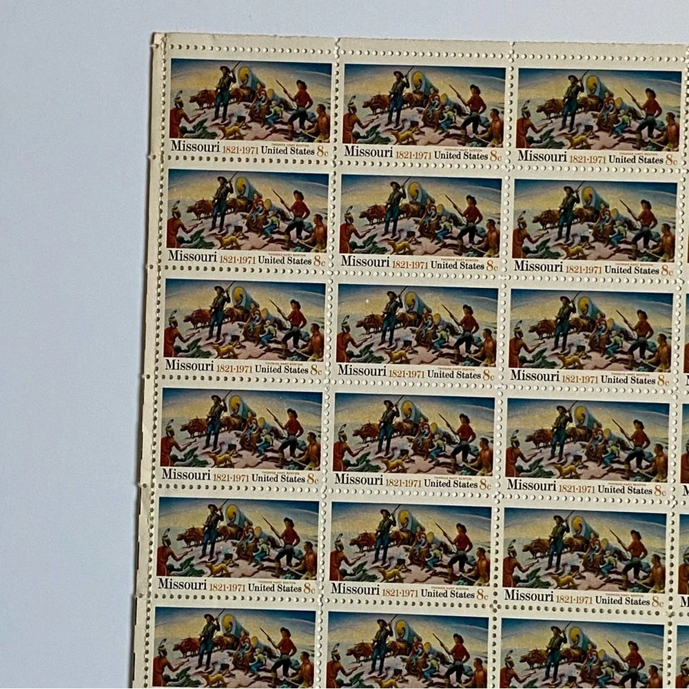 Missouri Stamps 1821 - 1971 US SCOTT 1426 Full Sheet Of 50 8 Cent MNH Vintage